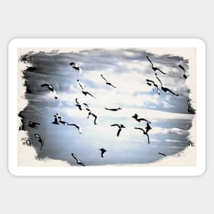 The birds in the Wind Sticker